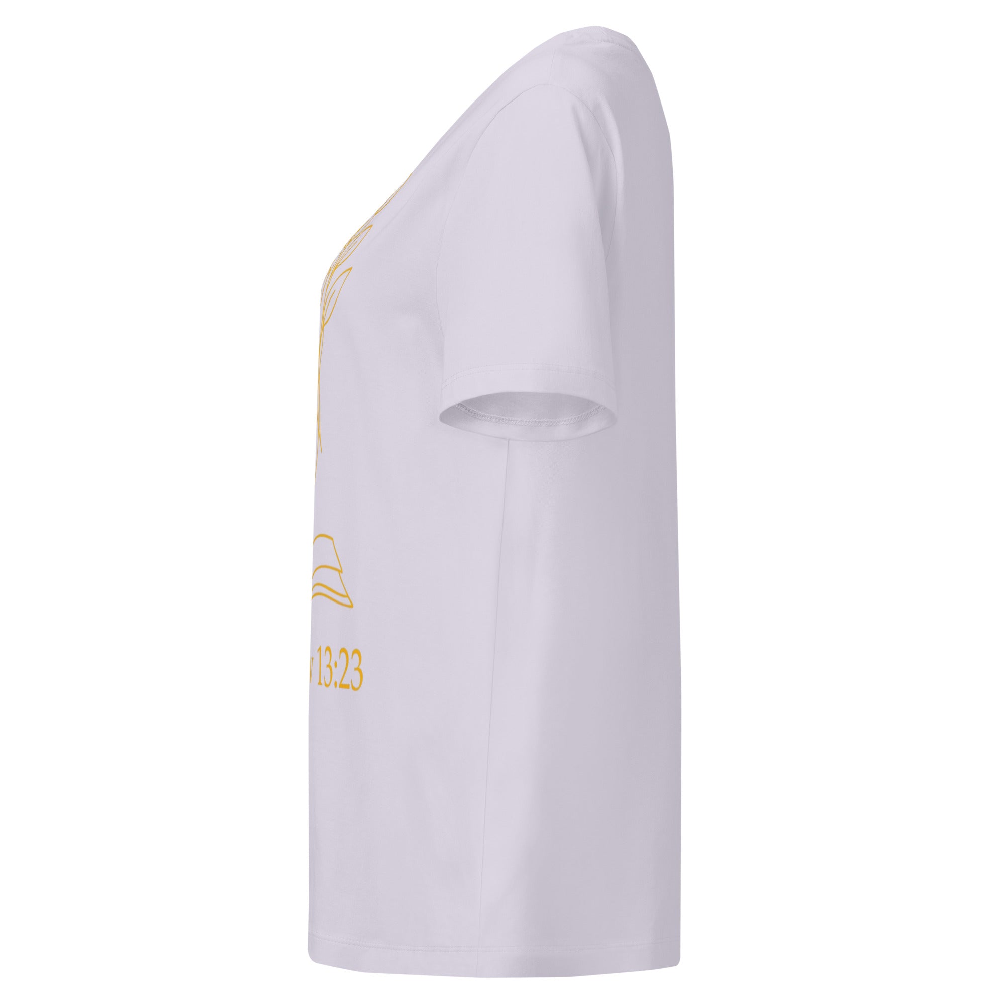 Matthew 13:23 Women’s organic ribbed neck t-shirt - Seedandsoulful