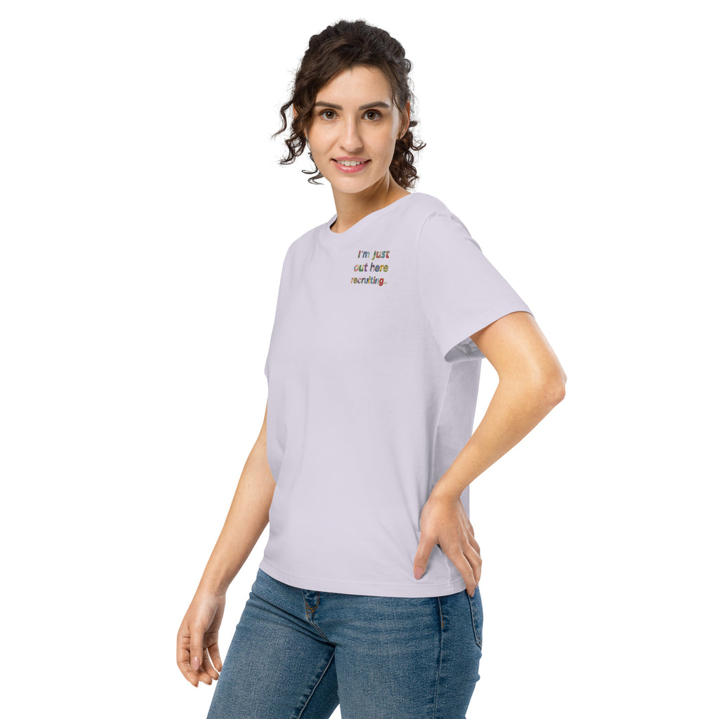 Women’s organic ribbed neck t-shirt - Seedandsoulful