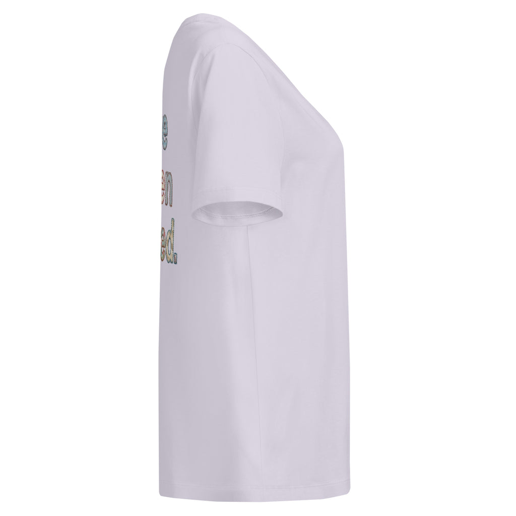 Women’s organic ribbed neck t-shirt - Seedandsoulful