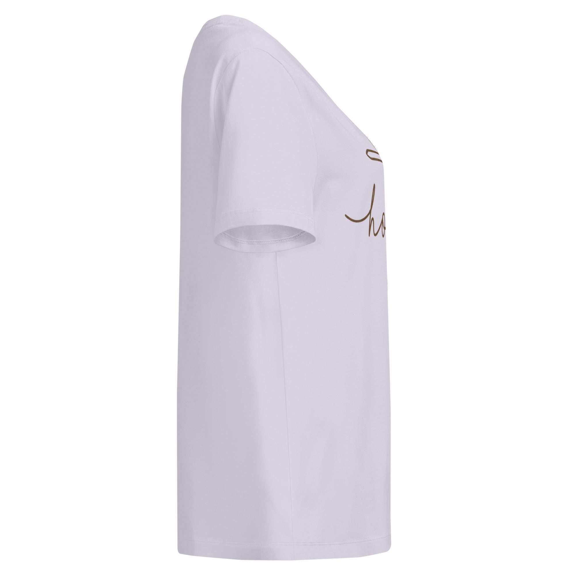Women's Organic Cotton Faith T-Shirt | Soft Ribbed Neck Tee - Seedandsoulful