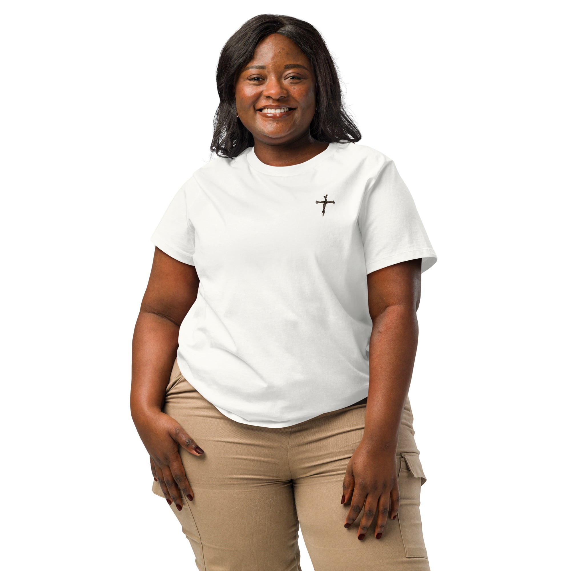 Women’s organic ribbed neck t-shirt - Seedandsoulful