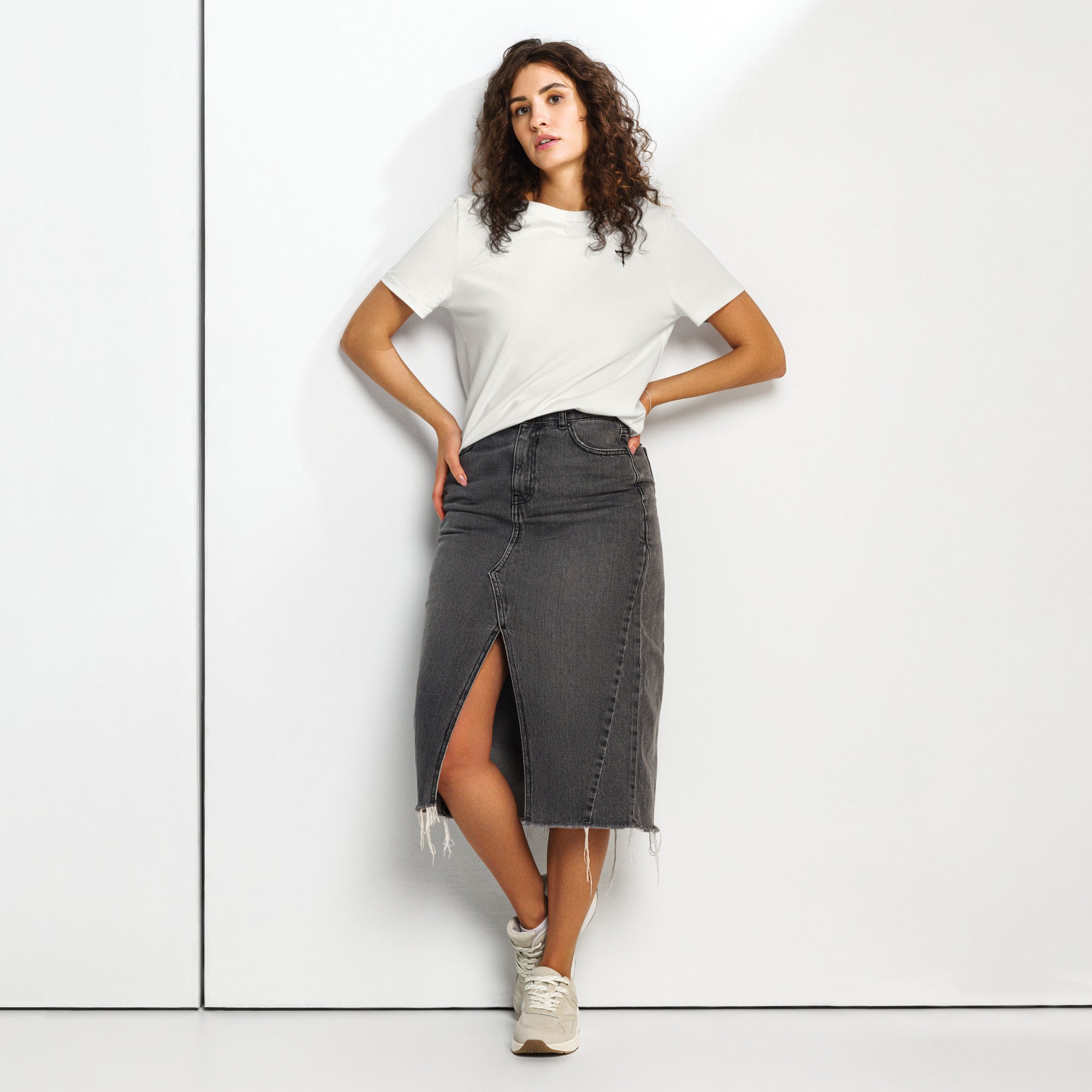 Women’s organic ribbed neck t-shirt - Seedandsoulful