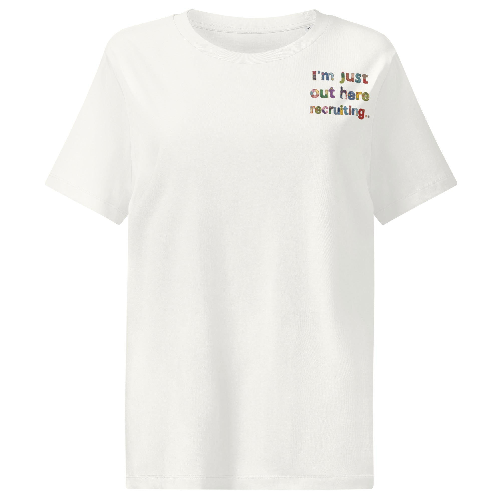 Women’s organic ribbed neck t-shirt - Seedandsoulful