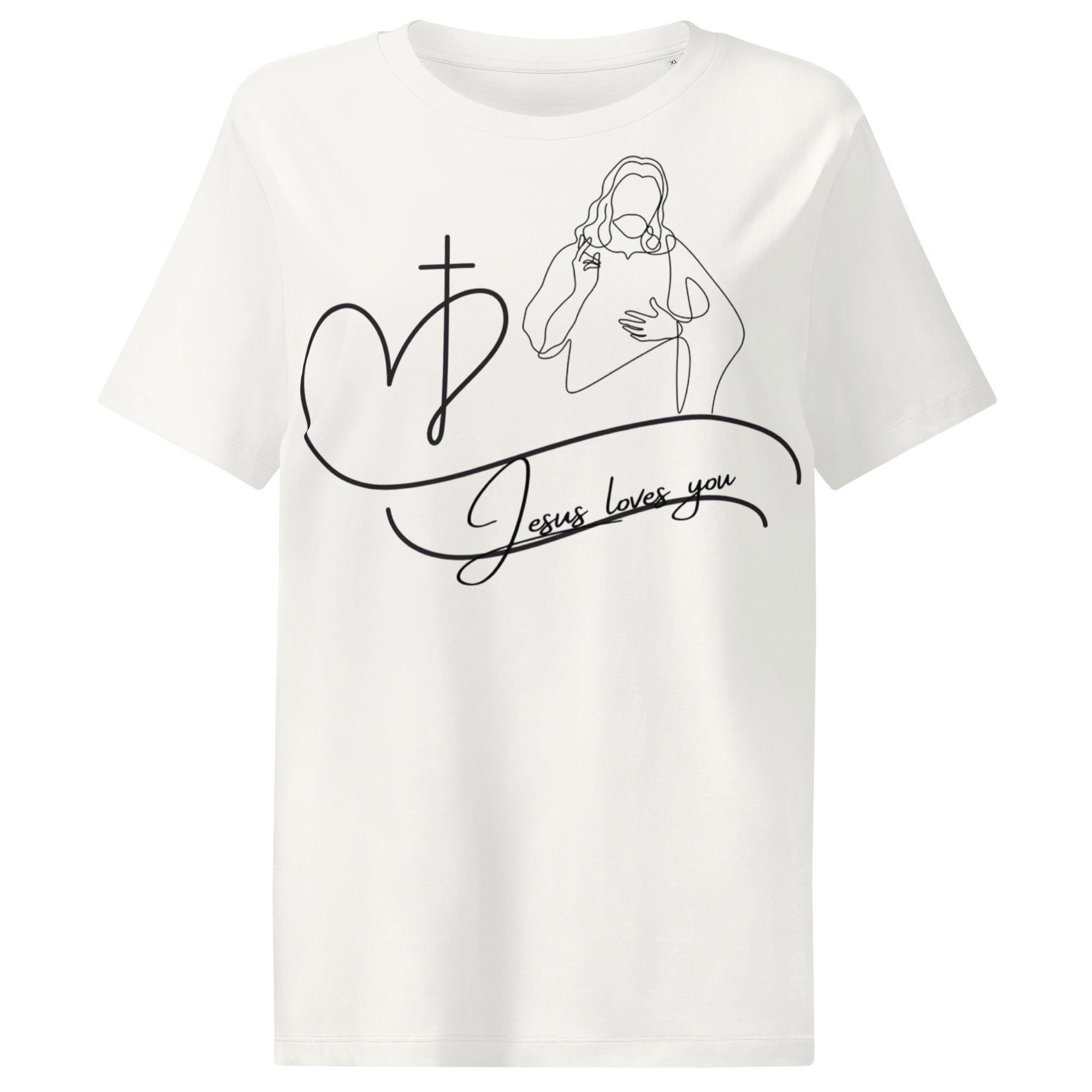 Women’s organic ribbed neck t-shirt - Seedandsoulful