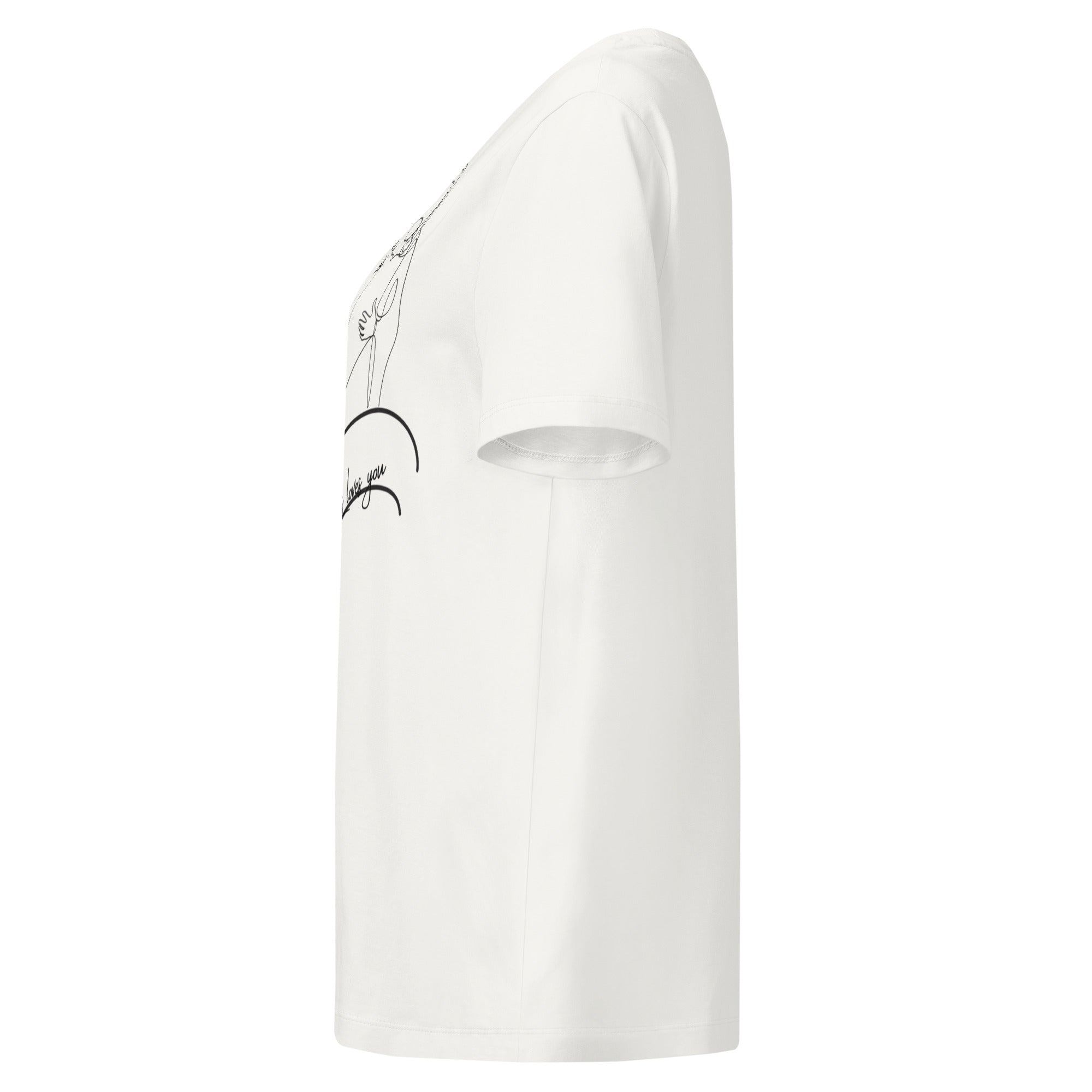 Women’s organic ribbed neck t-shirt - Seedandsoulful