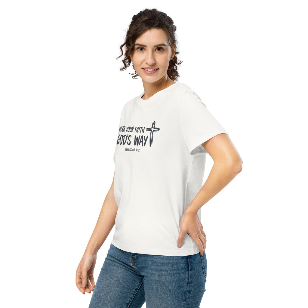Women’s organic ribbed neck t-shirt - Seedandsoulful