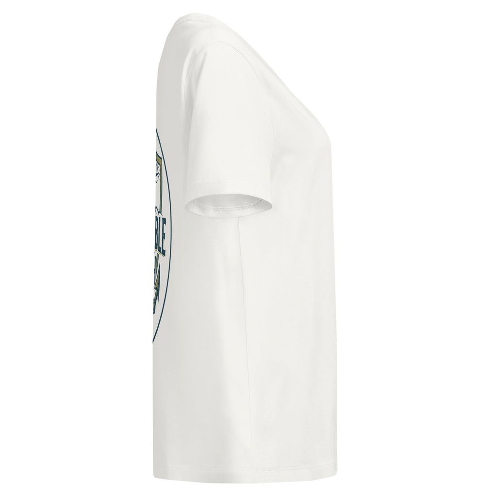 Women’s organic ribbed neck t-shirt - Seedandsoulful