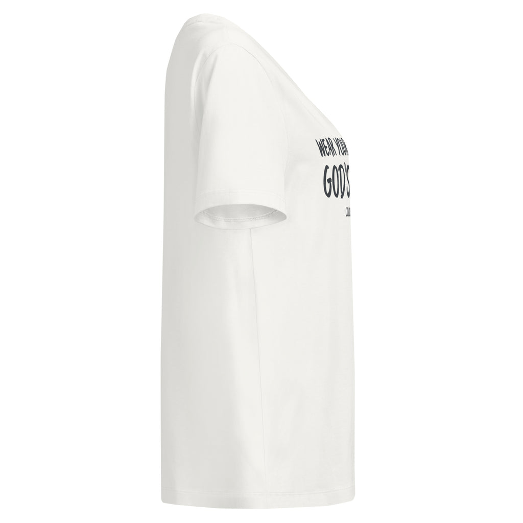 Women’s organic ribbed neck t-shirt - Seedandsoulful