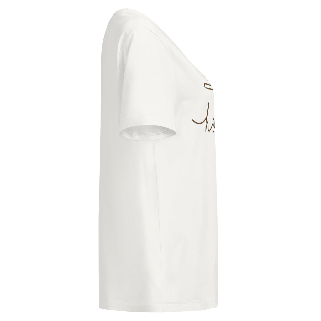 Women's Organic Cotton Faith T-Shirt | Soft Ribbed Neck Tee - Seedandsoulful
