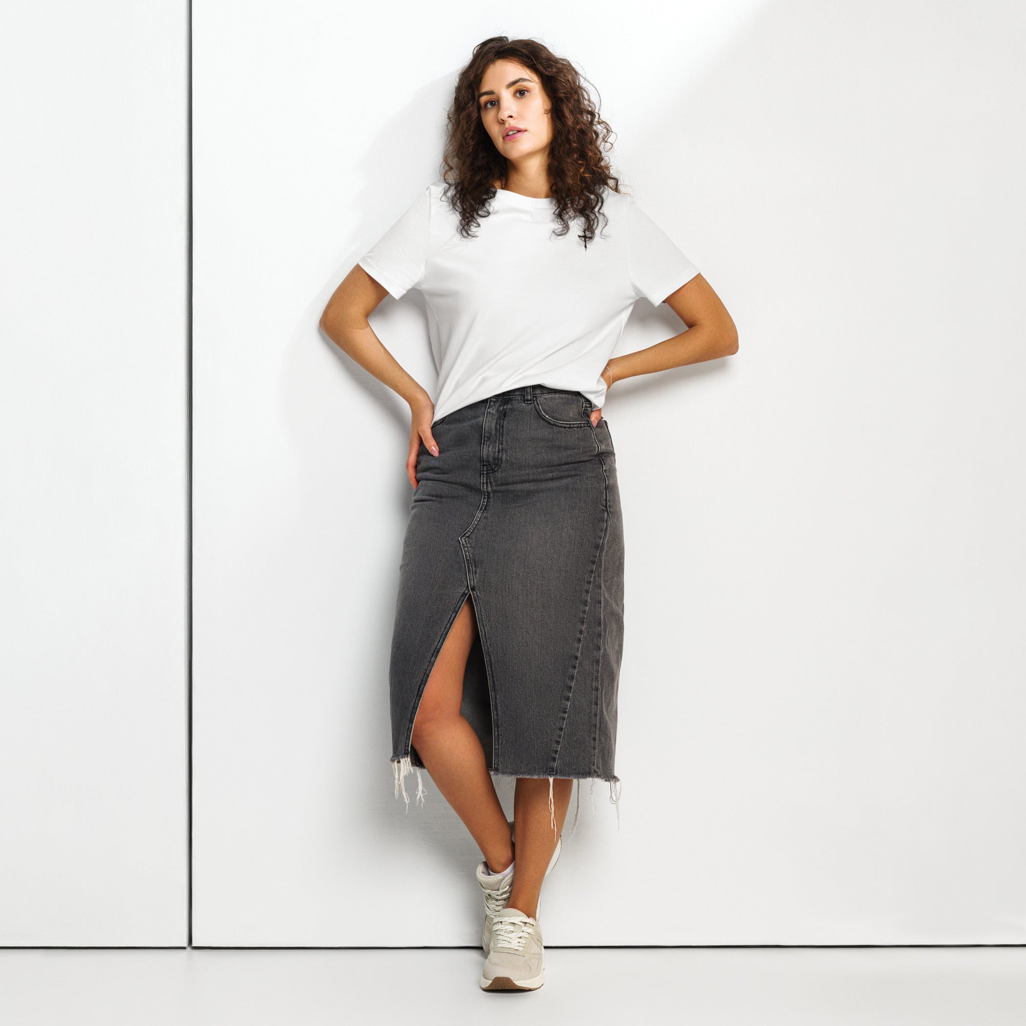 Women’s organic ribbed neck t-shirt - Seedandsoulful