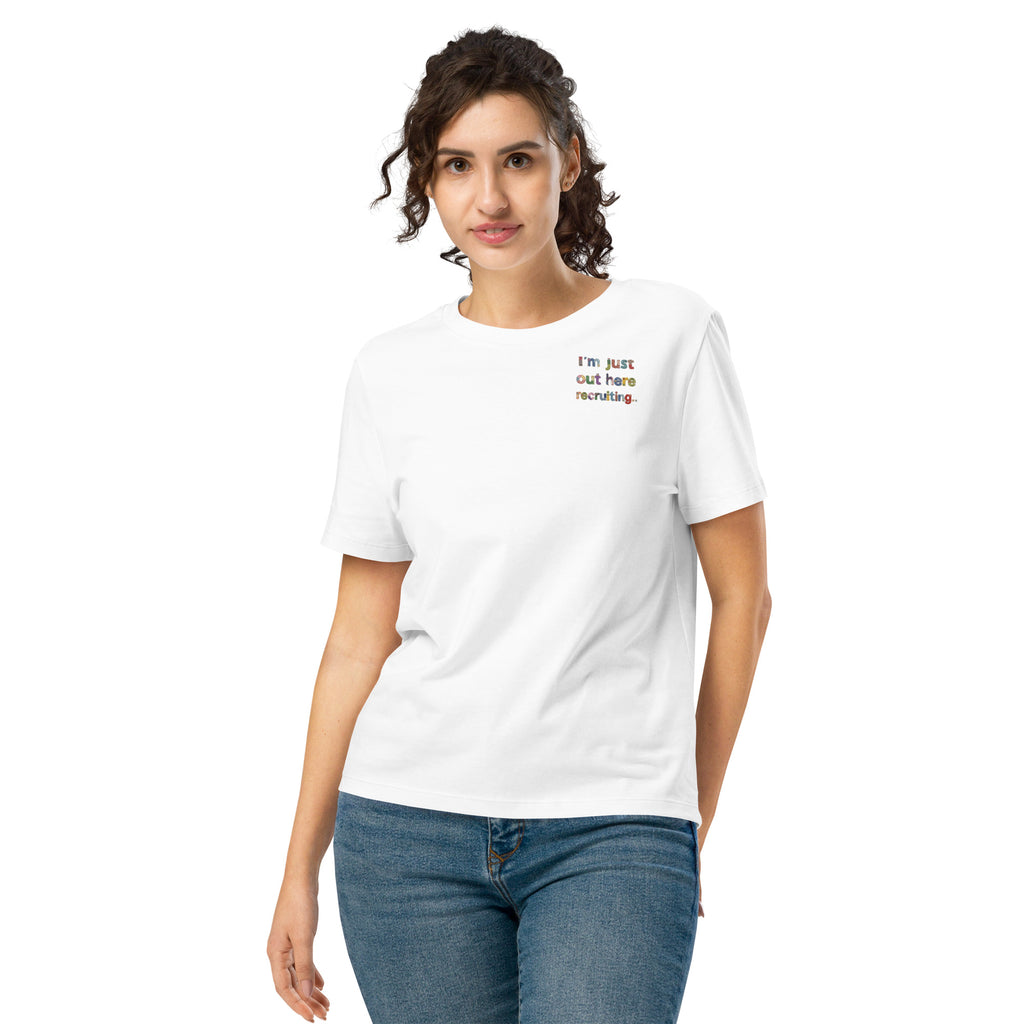 Women’s organic ribbed neck t-shirt - Seedandsoulful