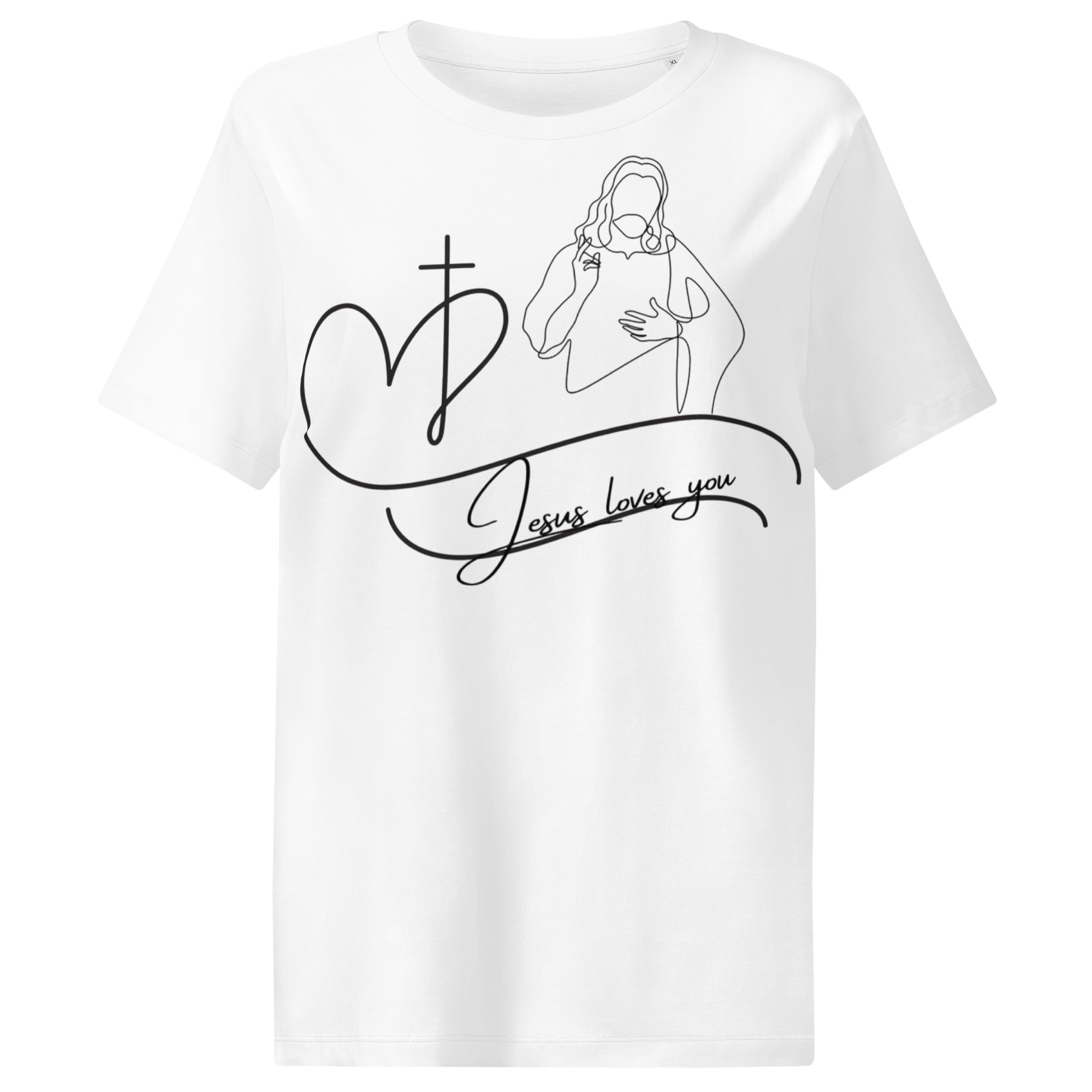 Women’s organic ribbed neck t-shirt - Seedandsoulful