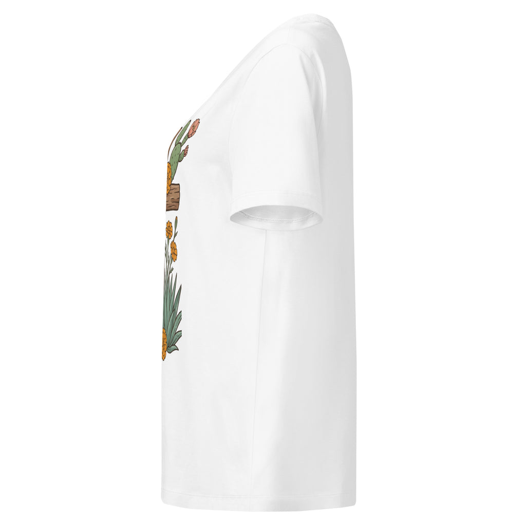 Women’s organic ribbed neck t-shirt - Seedandsoulful