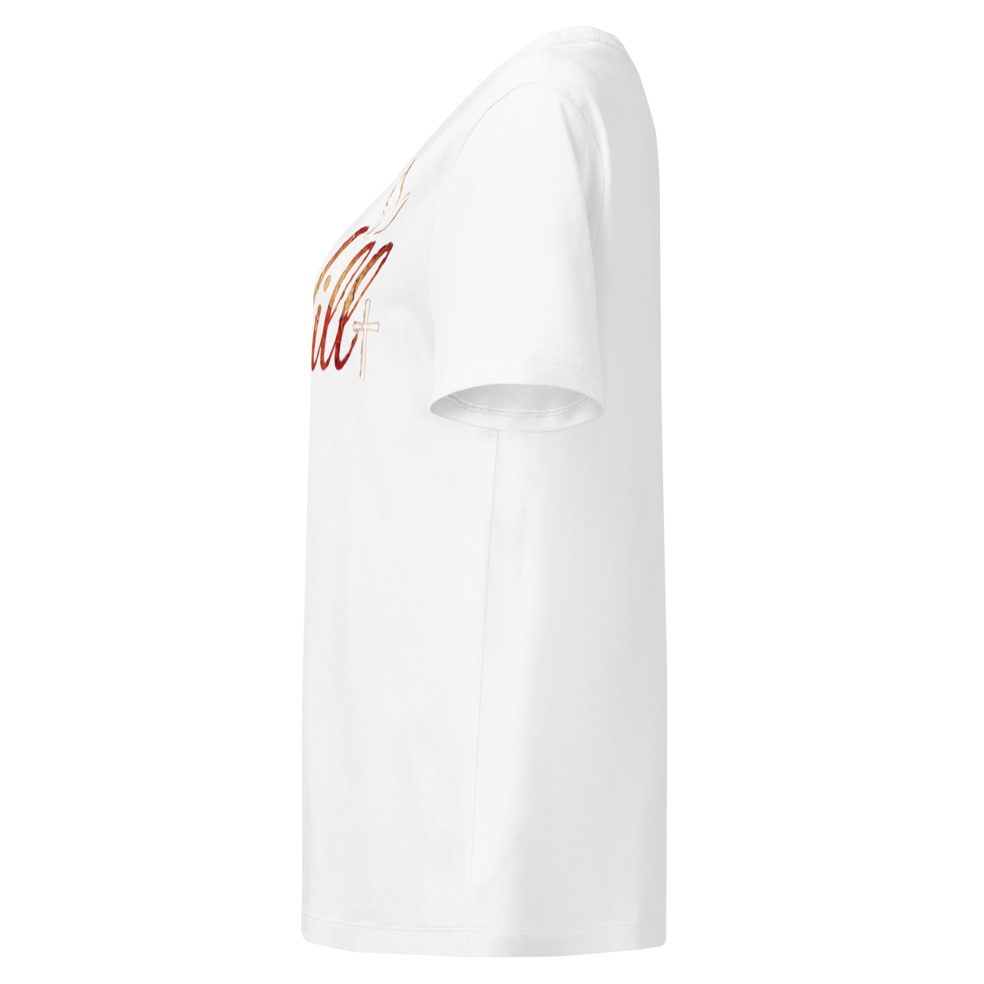 Women’s organic ribbed neck t-shirt I Will - Seedandsoulful