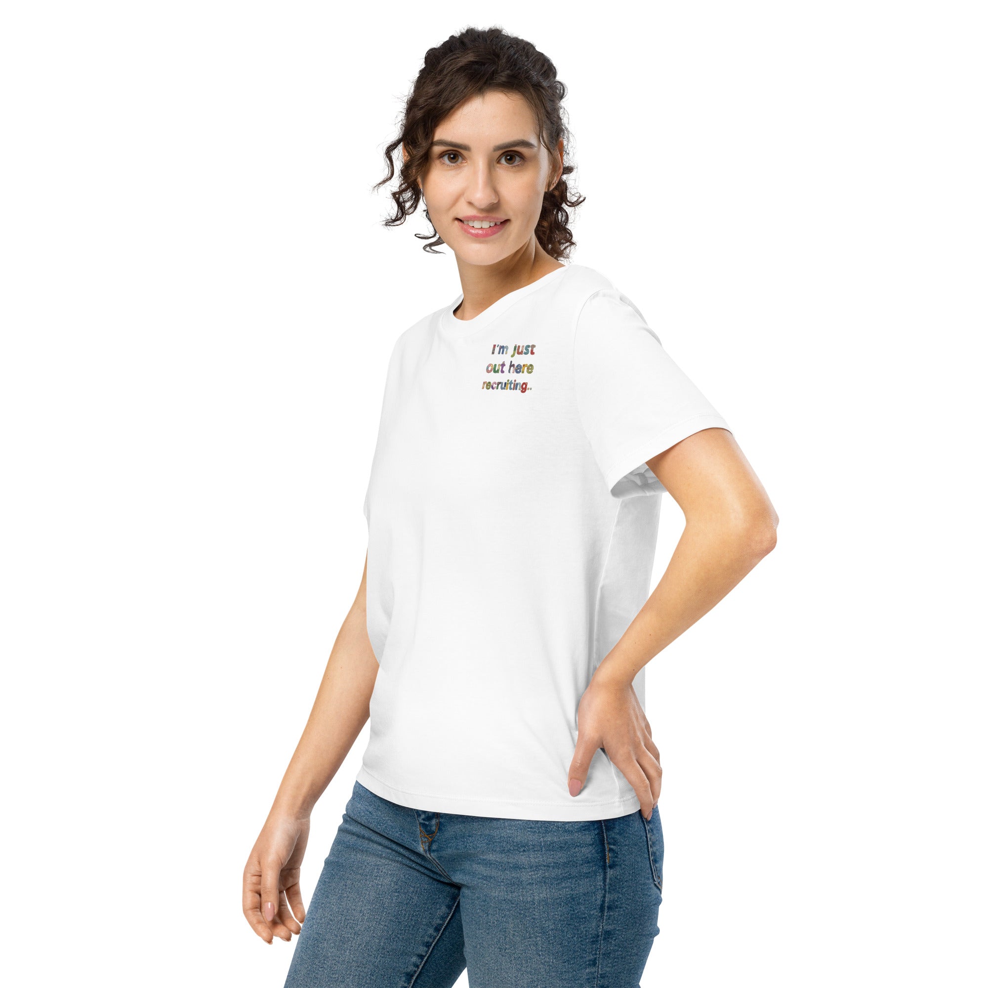 Women’s organic ribbed neck t-shirt - Seedandsoulful