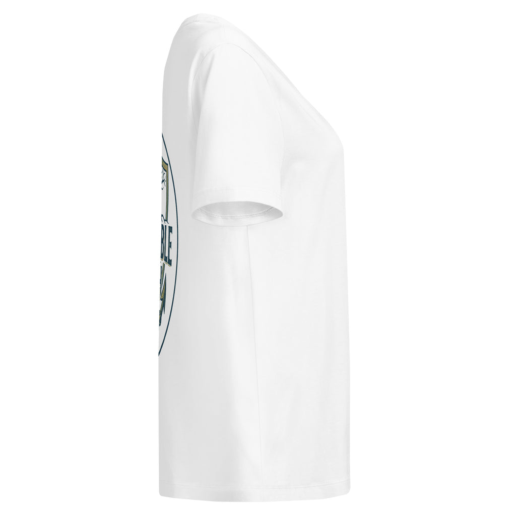 Women’s organic ribbed neck t-shirt - Seedandsoulful