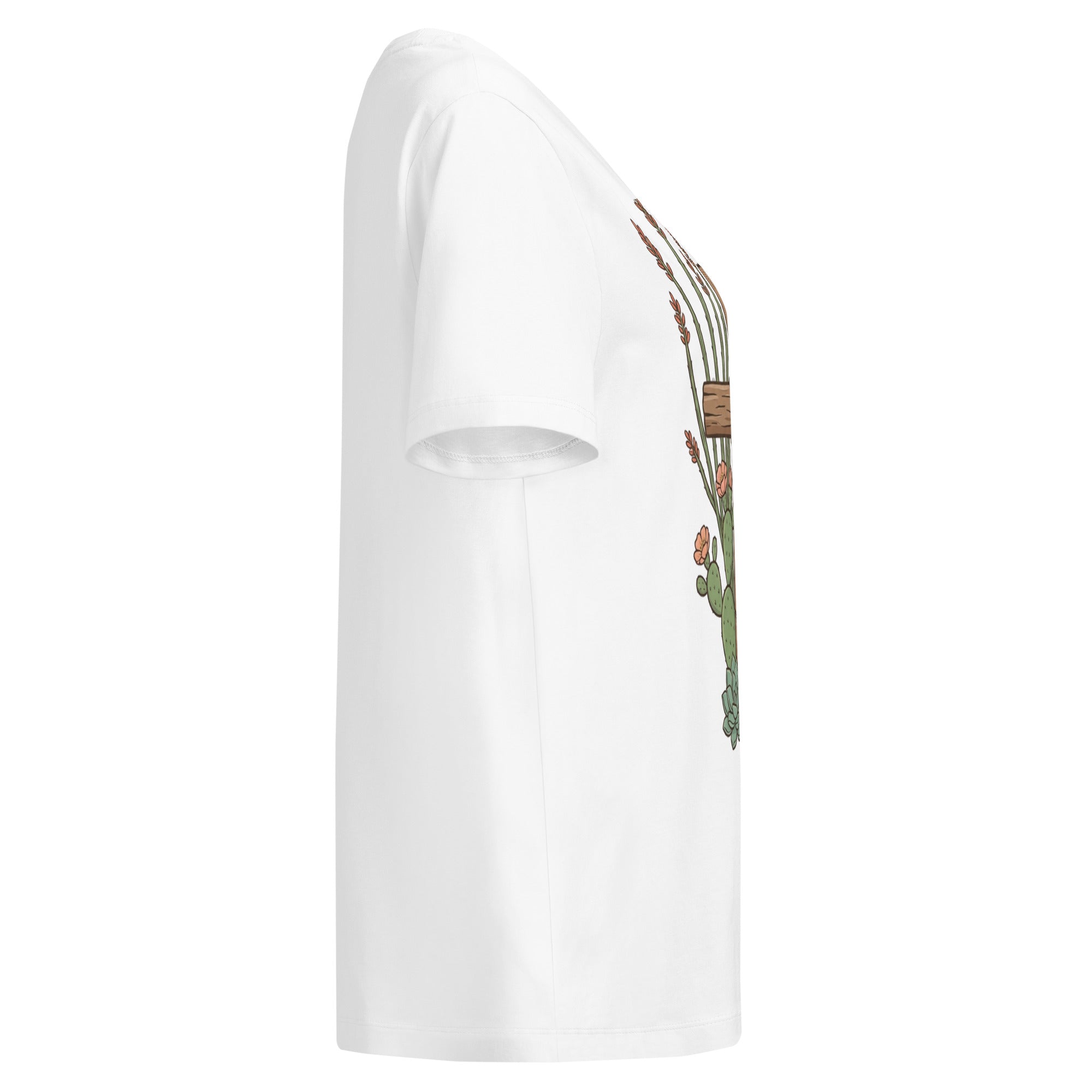 Women’s organic ribbed neck t-shirt - Seedandsoulful