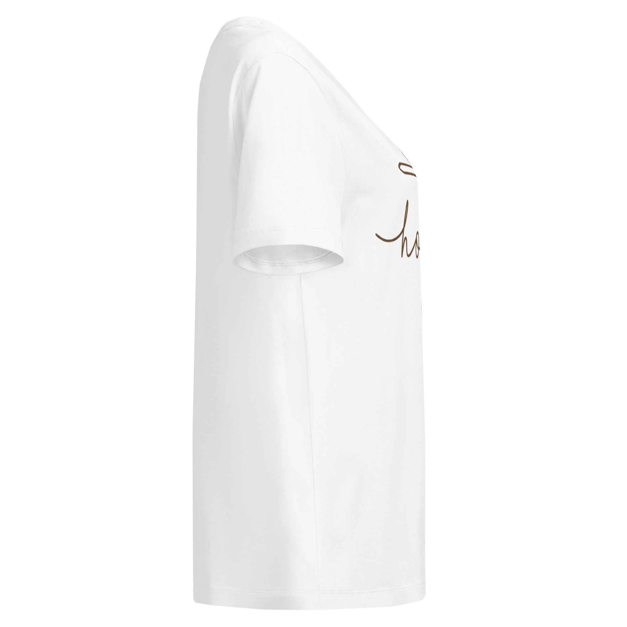 Women's Organic Cotton Faith T-Shirt | Soft Ribbed Neck Tee - Seedandsoulful