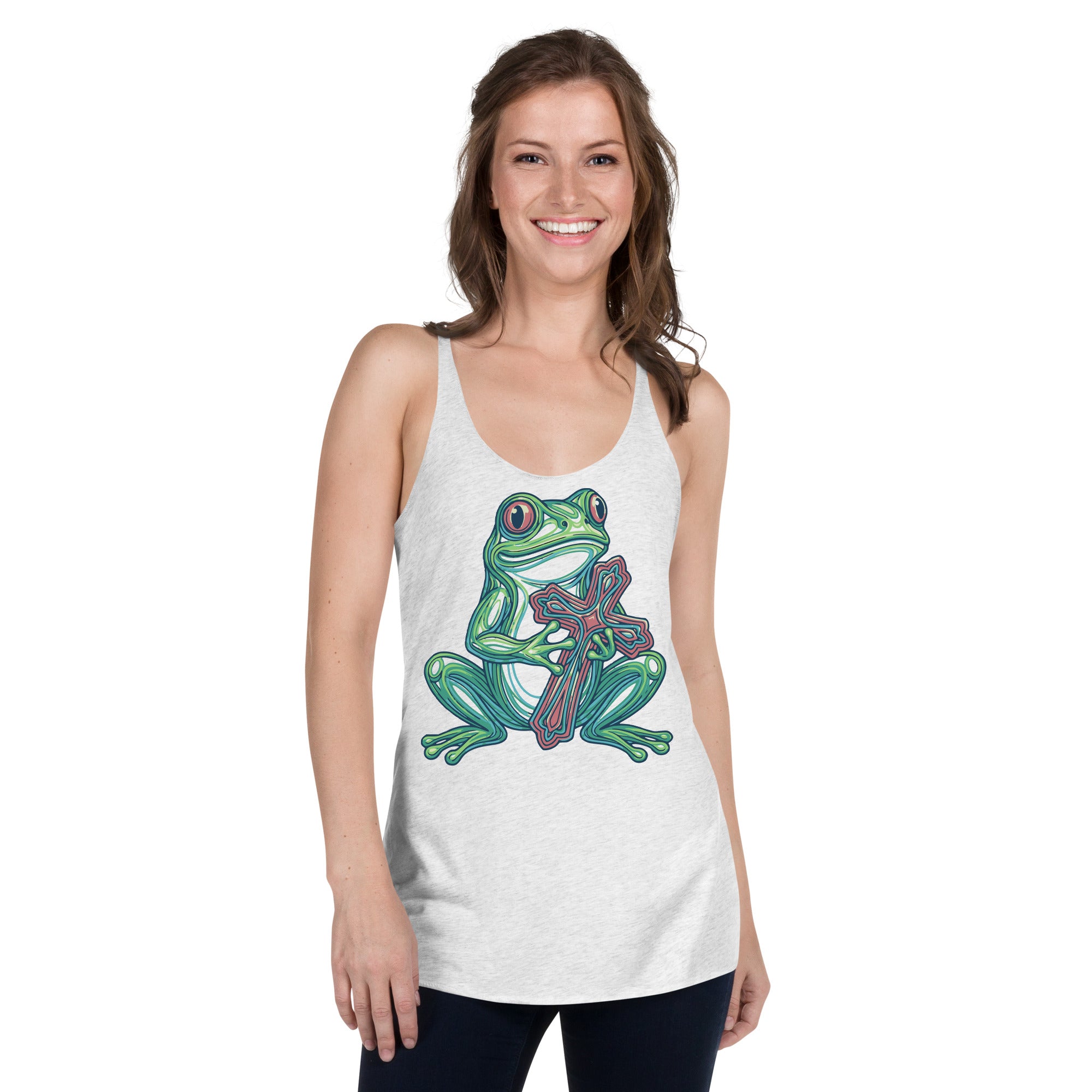 F.R.O.G. Women's Racerback Tank | Fully Rely On God | Seedandsoulful - Seedandsoulful
