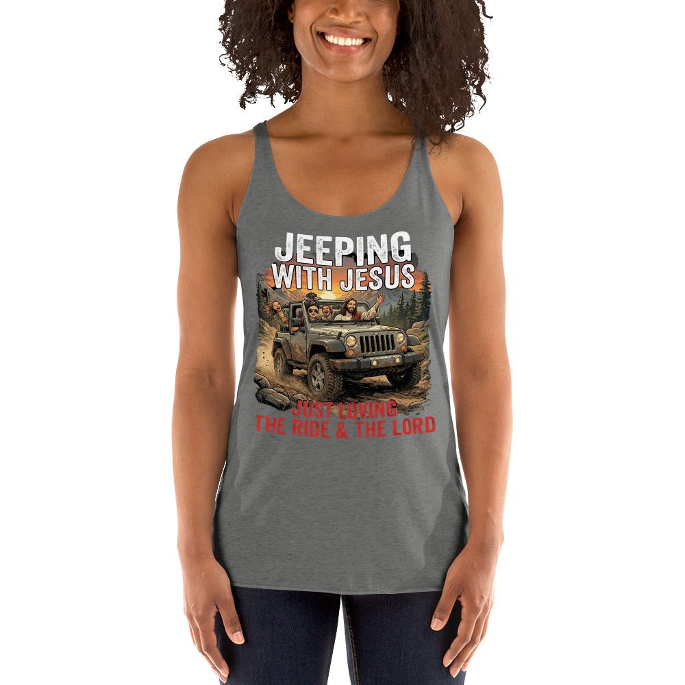 Women's Faith Racerback Tank | Seedandsoulful Soft Tri - Blend Top - Seedandsoulful