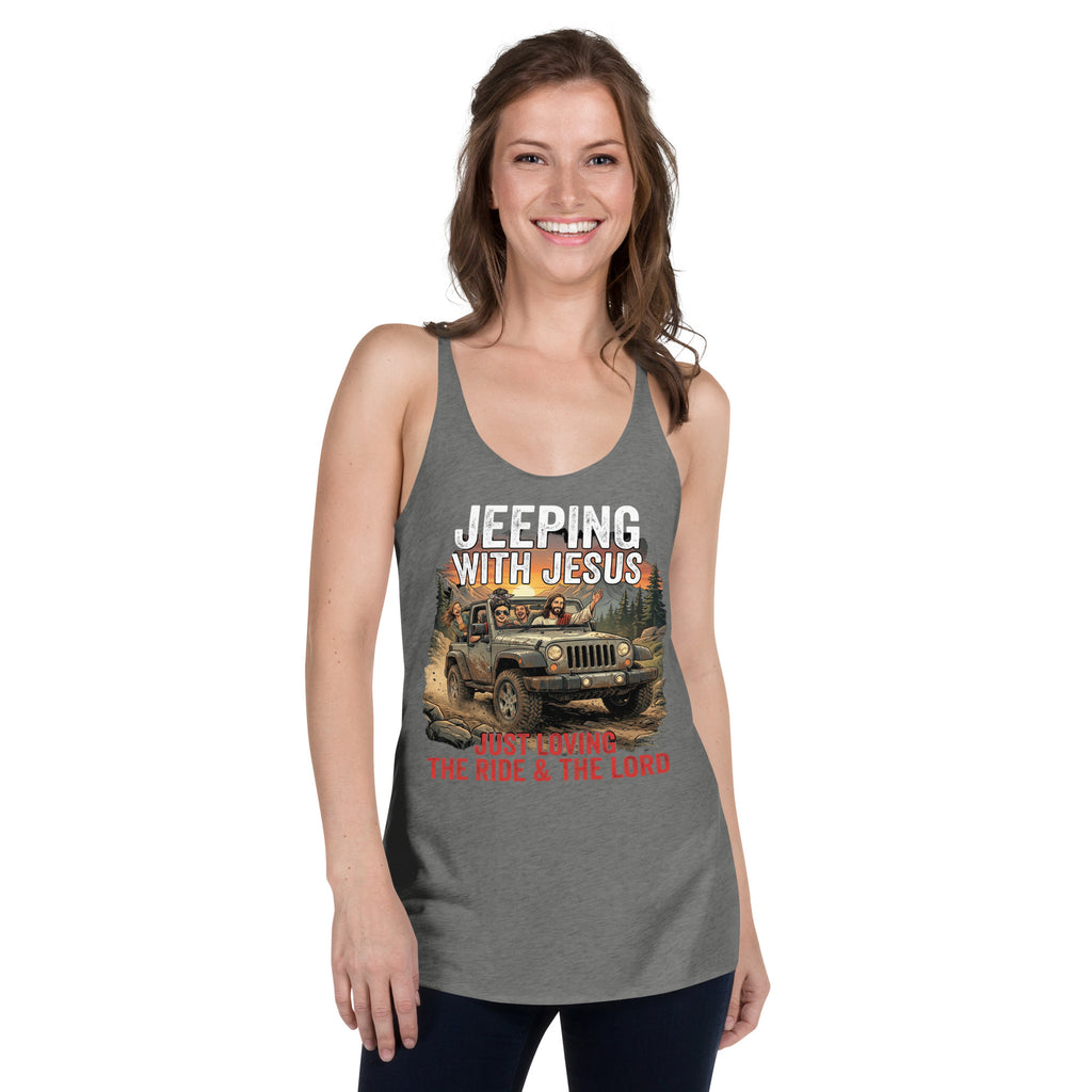 Women's Faith Racerback Tank | Seedandsoulful Soft Tri - Blend Top - Seedandsoulful