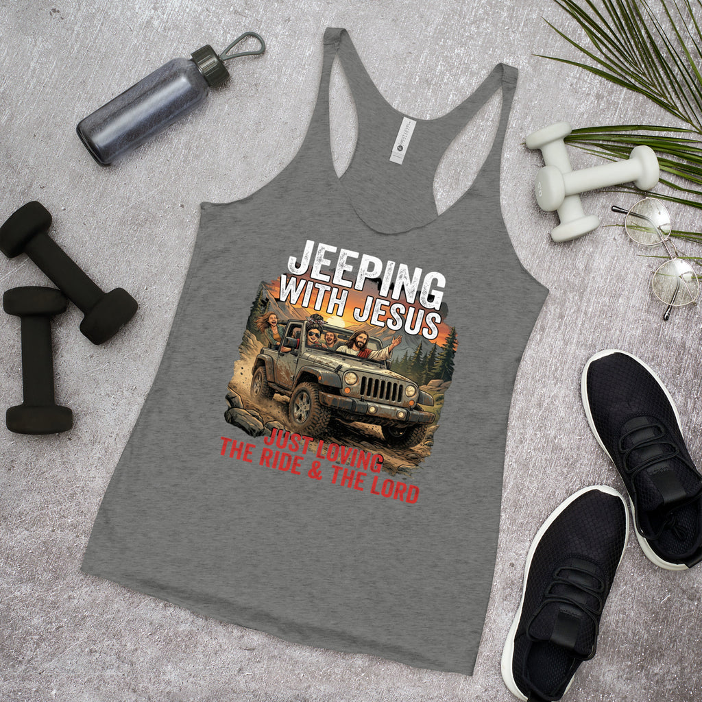 Women's Faith Racerback Tank | Seedandsoulful Soft Tri - Blend Top - Seedandsoulful