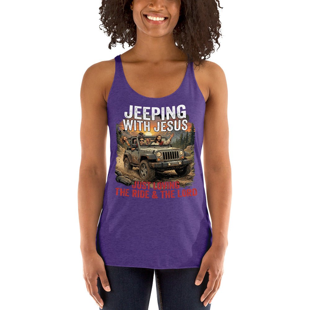 Women's Faith Racerback Tank | Seedandsoulful Soft Tri - Blend Top - Seedandsoulful