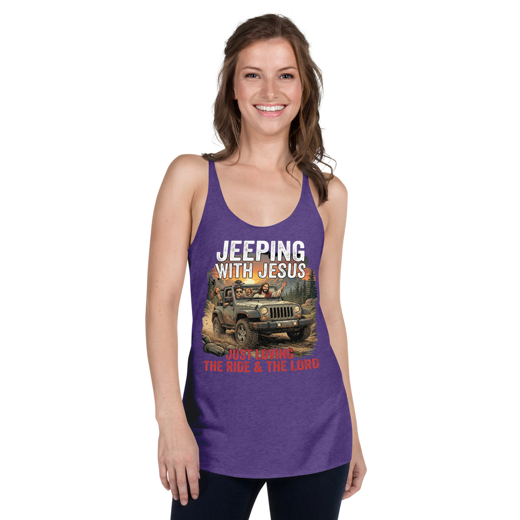 Women's Faith Racerback Tank | Seedandsoulful Soft Tri - Blend Top - Seedandsoulful