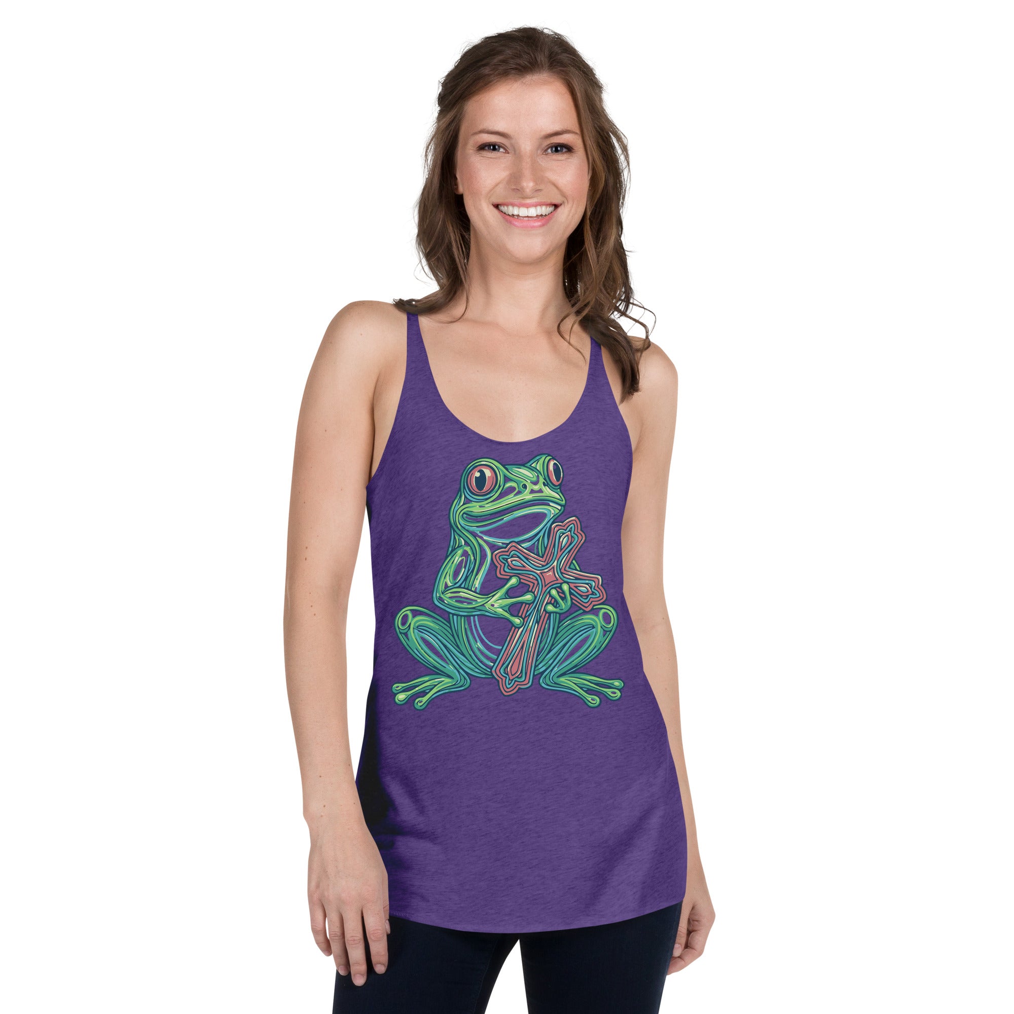F.R.O.G. Women's Racerback Tank | Fully Rely On God | Seedandsoulful - Seedandsoulful