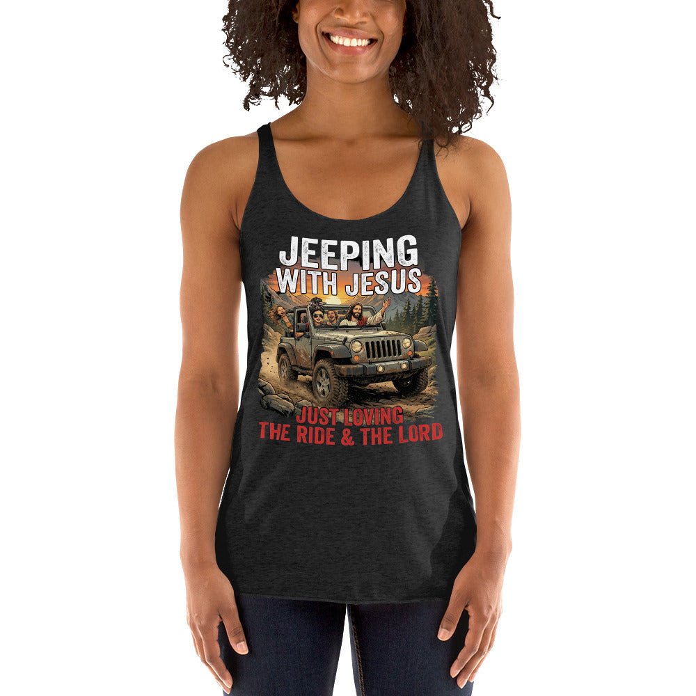 Women's Faith Racerback Tank | Seedandsoulful Soft Tri - Blend Top - Seedandsoulful