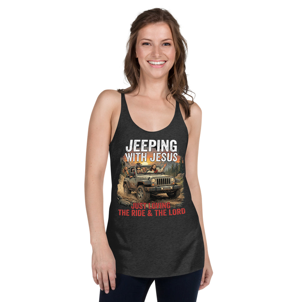Women's Faith Racerback Tank | Seedandsoulful Soft Tri - Blend Top - Seedandsoulful