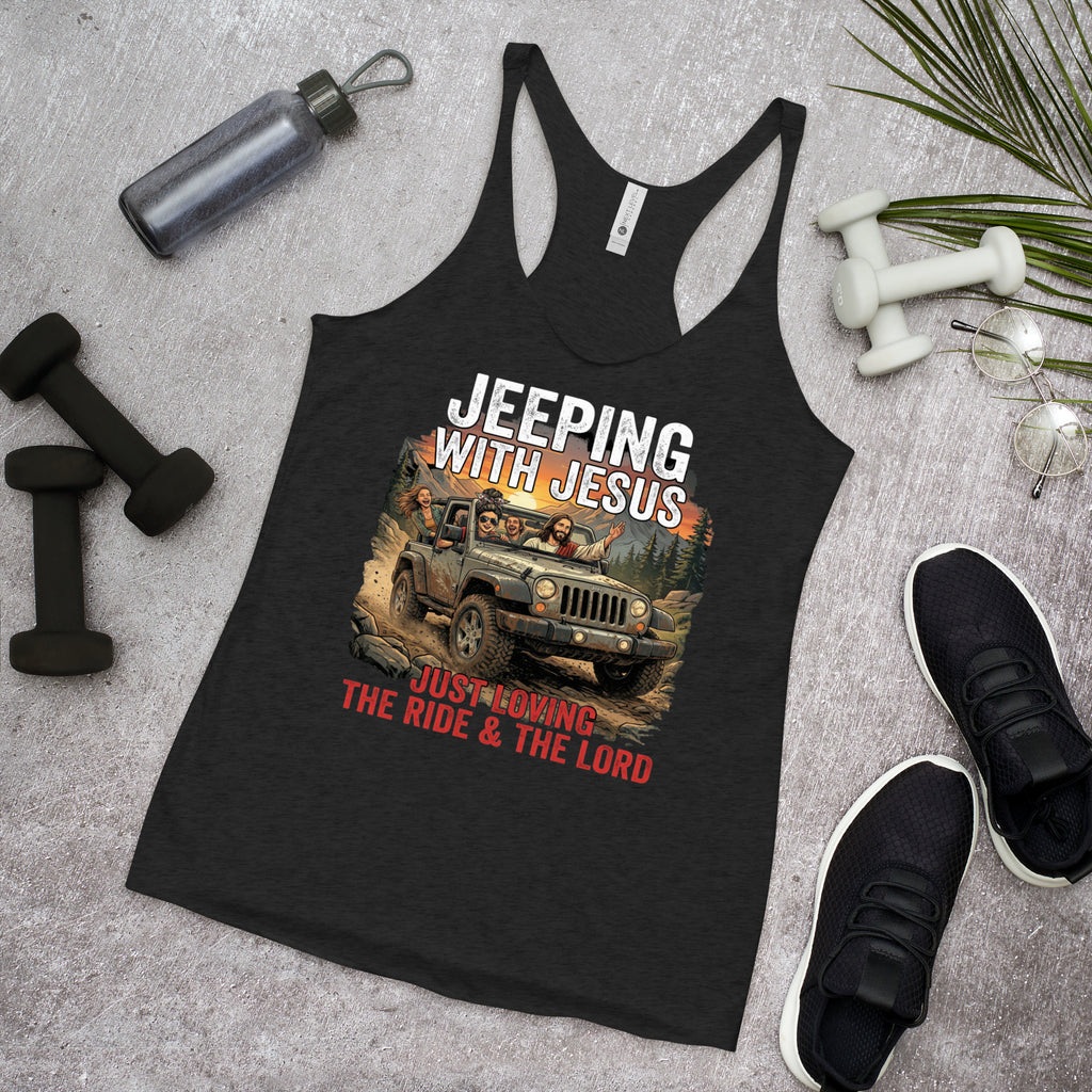 Women's Faith Racerback Tank | Seedandsoulful Soft Tri - Blend Top - Seedandsoulful