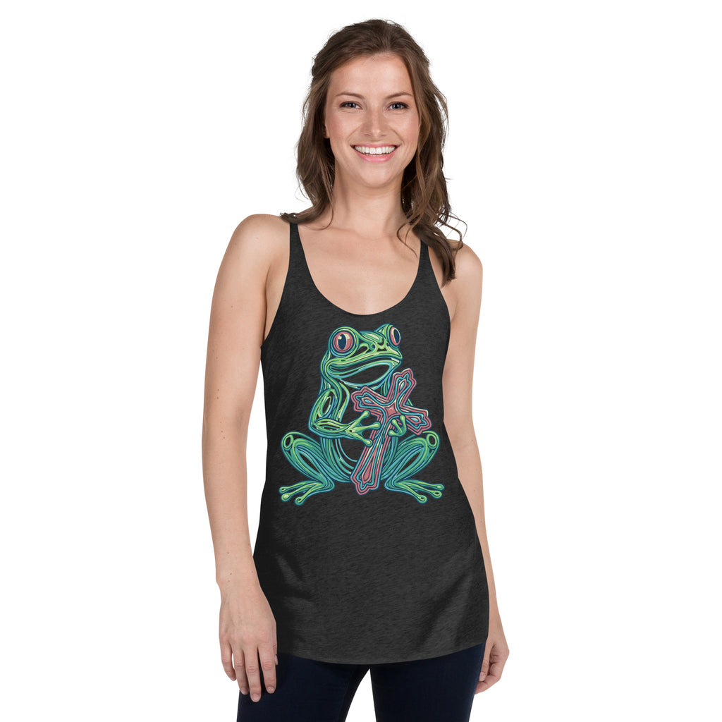 F.R.O.G. Women's Racerback Tank | Fully Rely On God | Seedandsoulful - Seedandsoulful