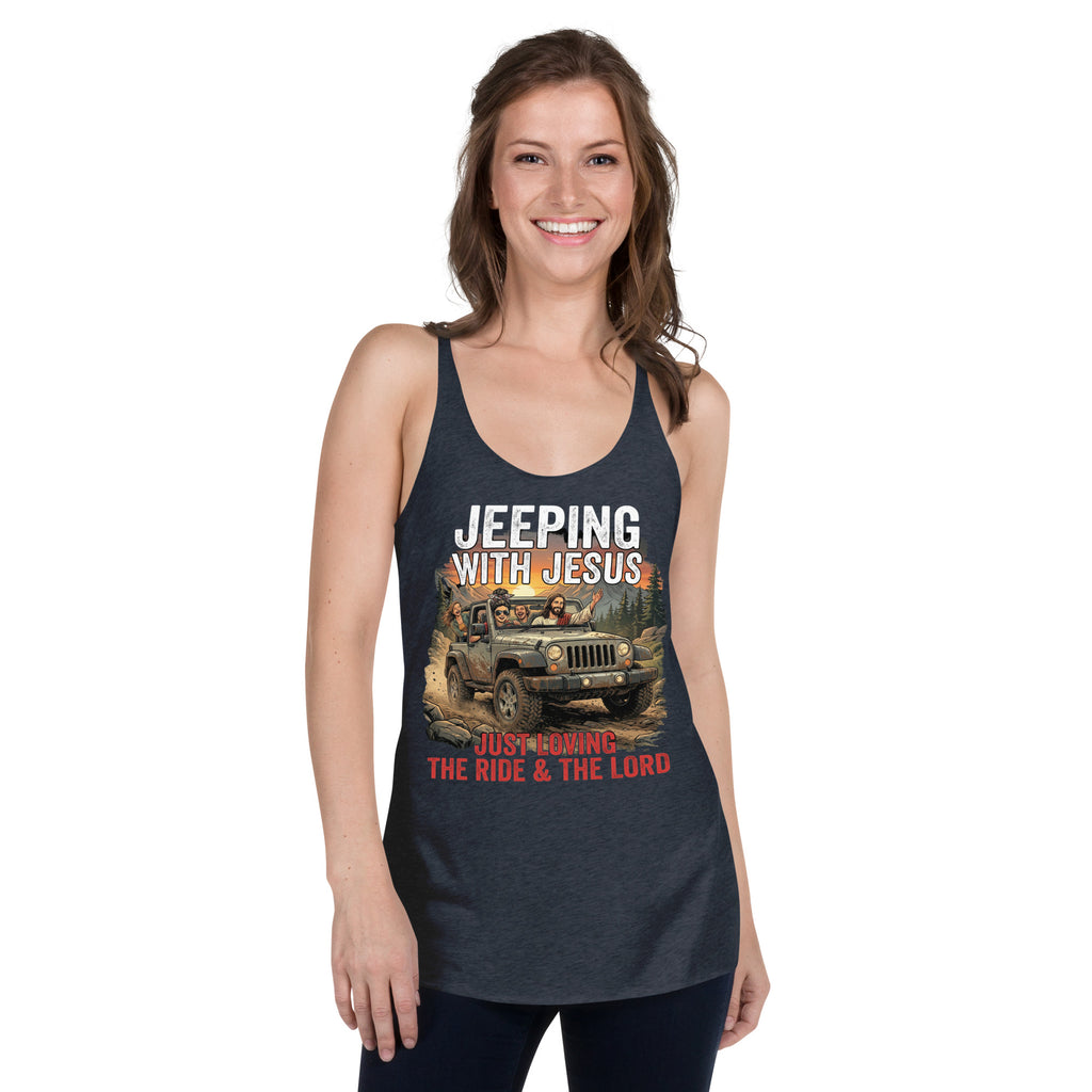 Women's Faith Racerback Tank | Seedandsoulful Soft Tri - Blend Top - Seedandsoulful