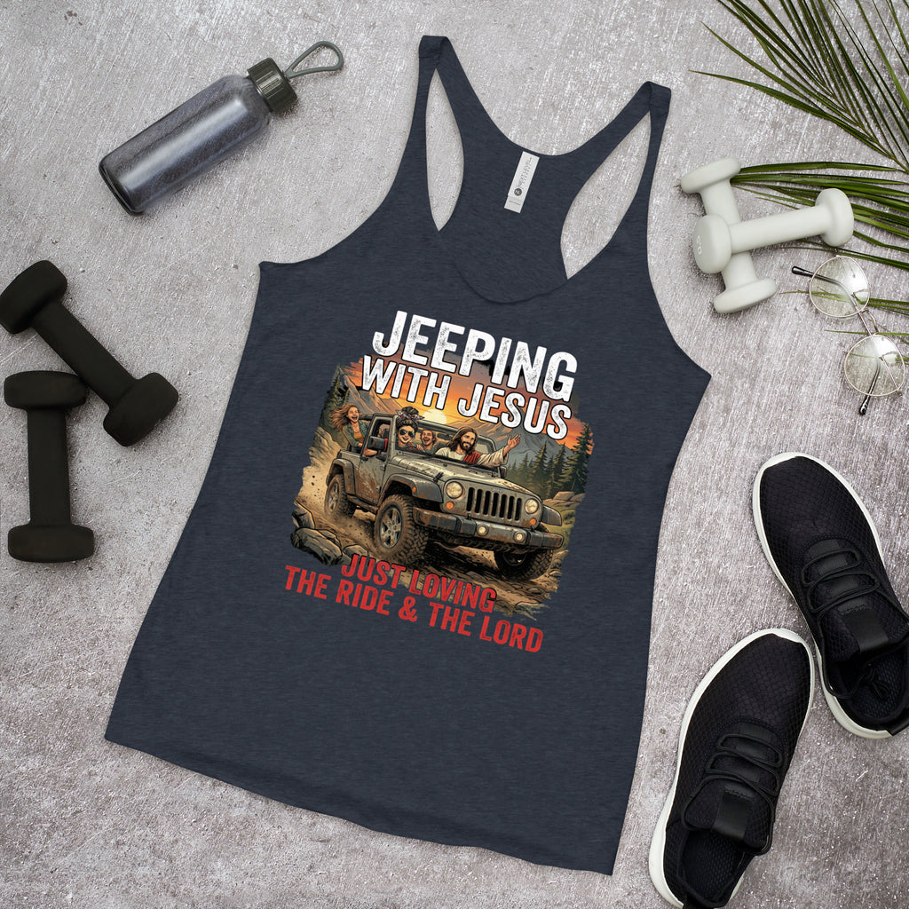 Women's Faith Racerback Tank | Seedandsoulful Soft Tri - Blend Top - Seedandsoulful