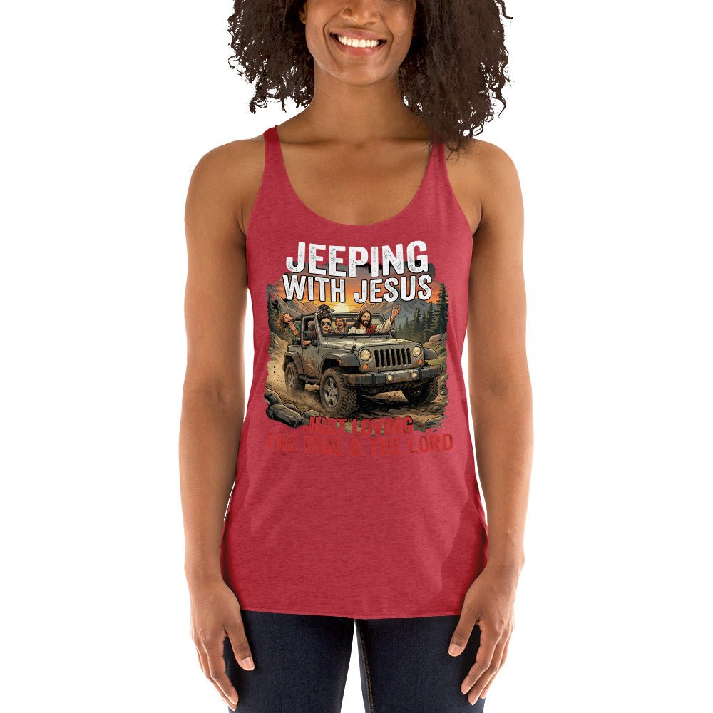 Women's Faith Racerback Tank | Seedandsoulful Soft Tri - Blend Top - Seedandsoulful