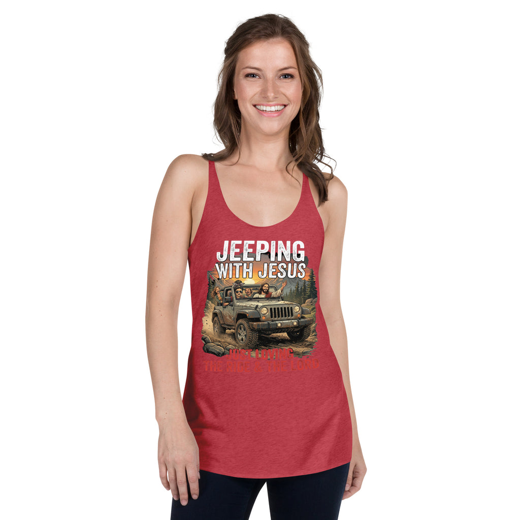 Women's Faith Racerback Tank | Seedandsoulful Soft Tri - Blend Top - Seedandsoulful