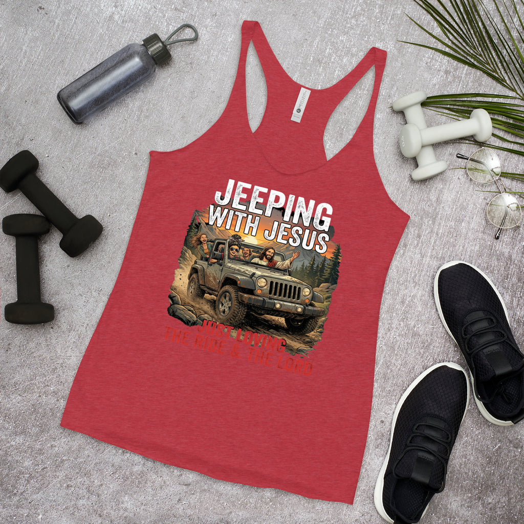 Women's Faith Racerback Tank | Seedandsoulful Soft Tri - Blend Top - Seedandsoulful