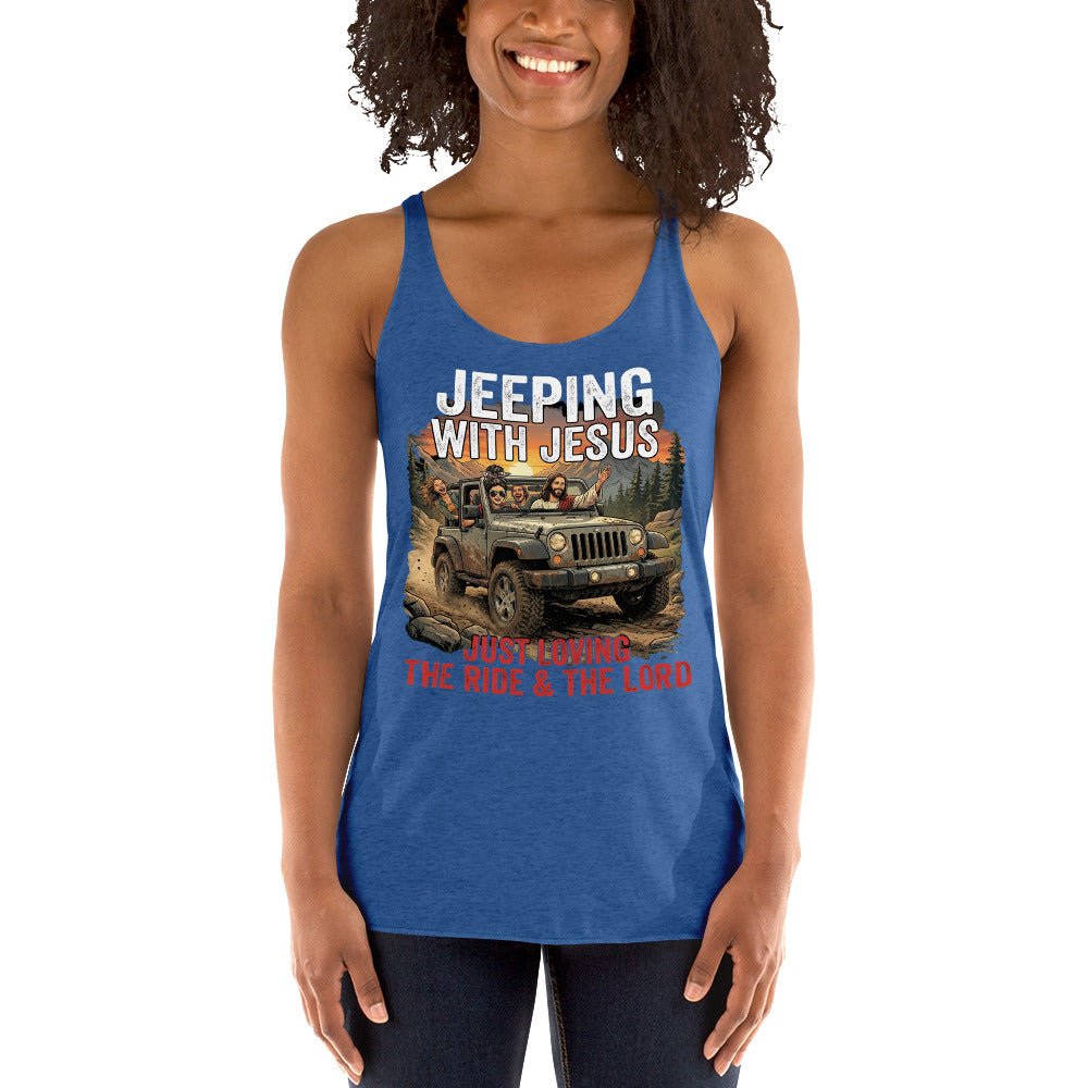 Women's Faith Racerback Tank | Seedandsoulful Soft Tri - Blend Top - Seedandsoulful
