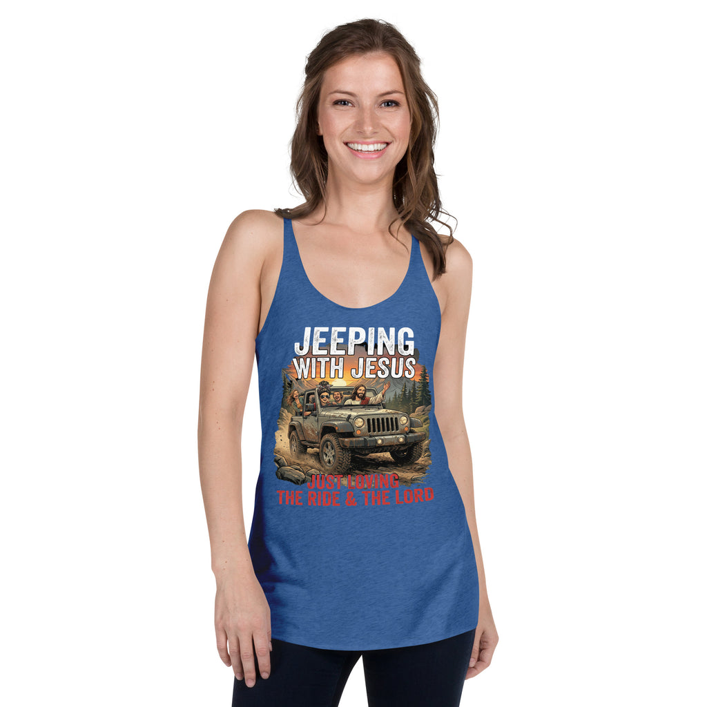 Women's Faith Racerback Tank | Seedandsoulful Soft Tri - Blend Top - Seedandsoulful