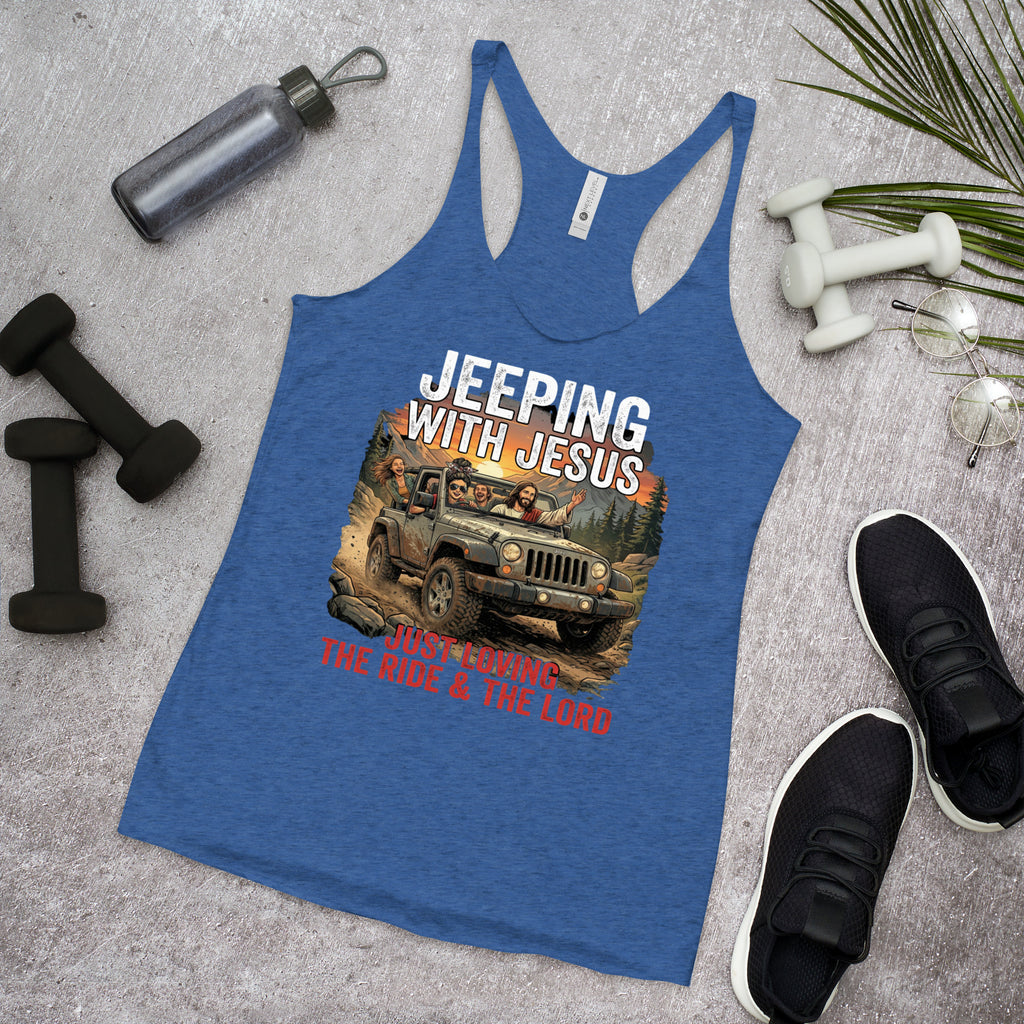 Women's Faith Racerback Tank | Seedandsoulful Soft Tri - Blend Top - Seedandsoulful
