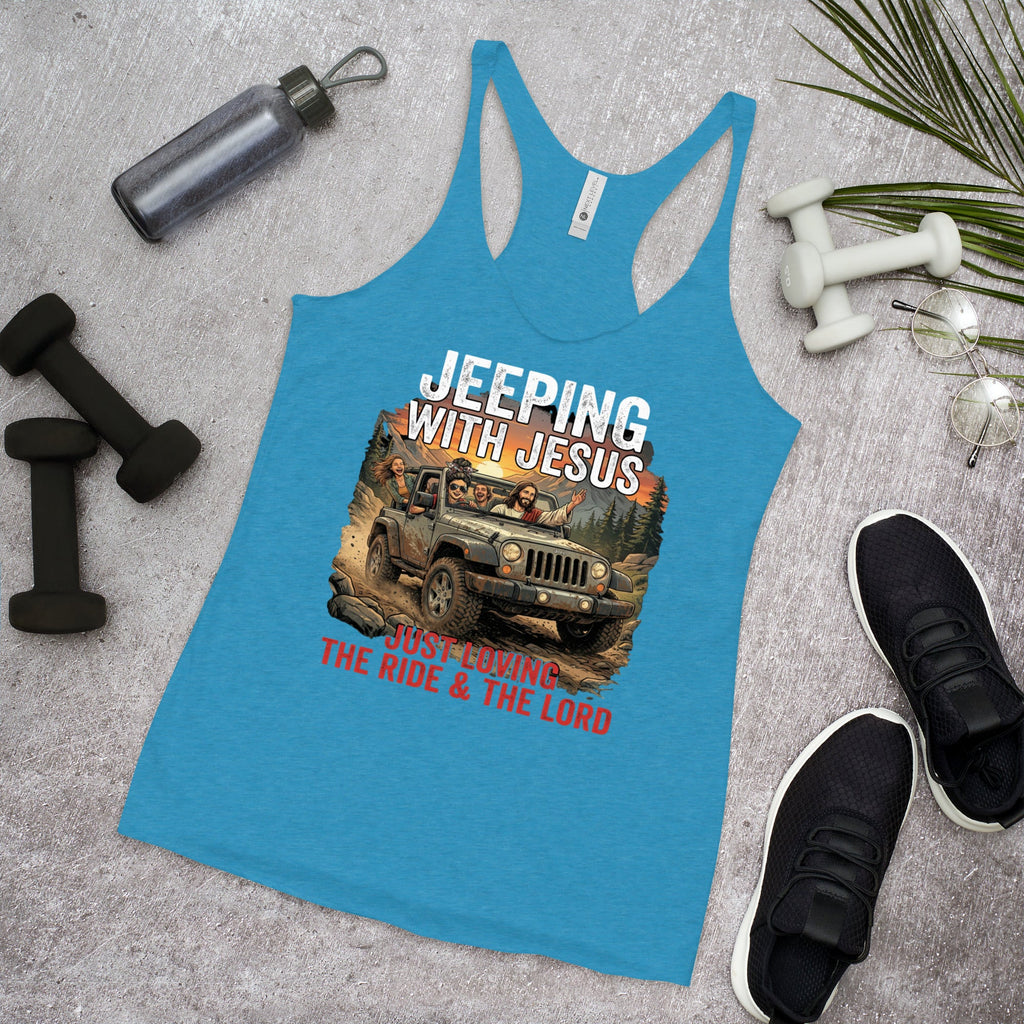 Women's Faith Racerback Tank | Seedandsoulful Soft Tri - Blend Top - Seedandsoulful