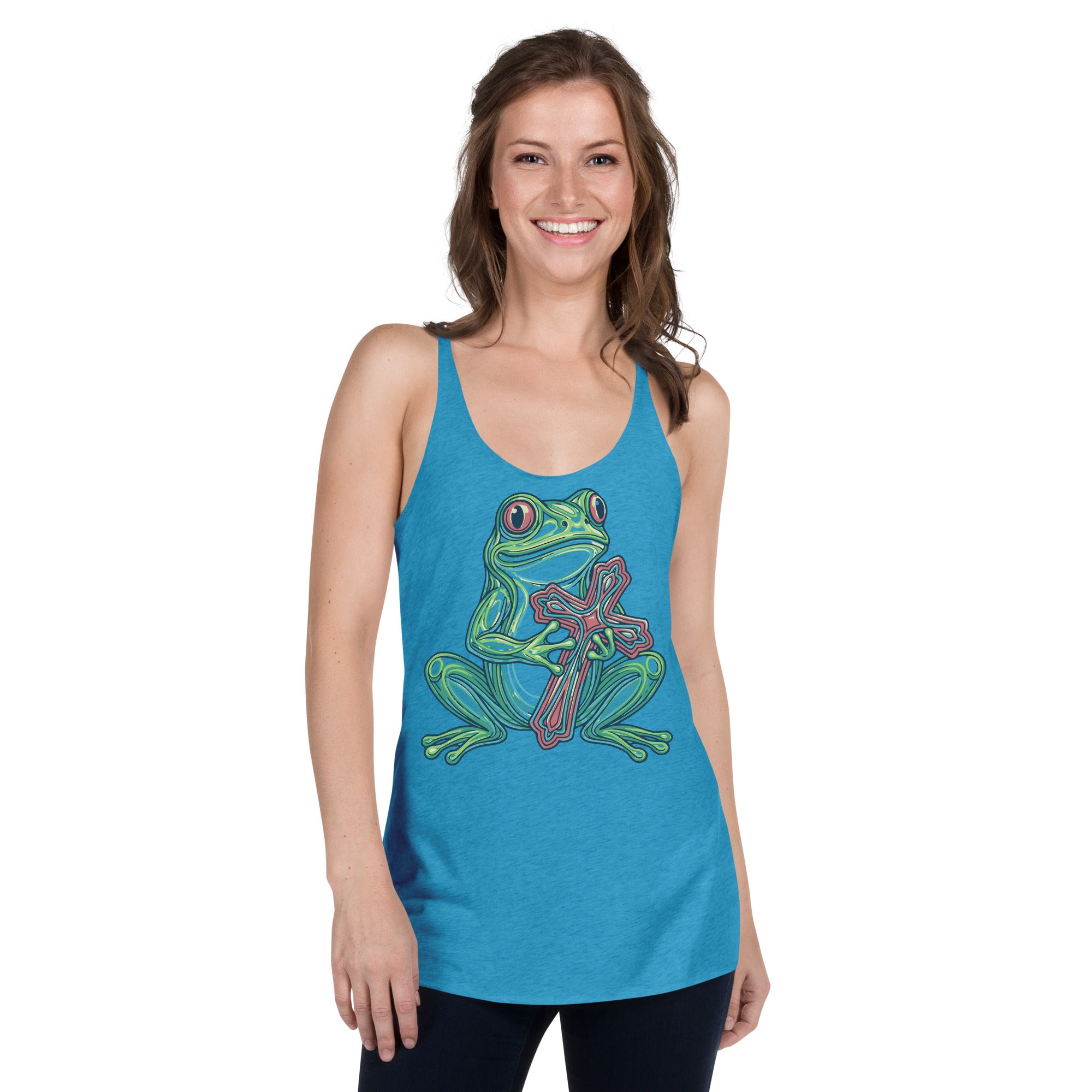 F.R.O.G. Women's Racerback Tank | Fully Rely On God | Seedandsoulful - Seedandsoulful