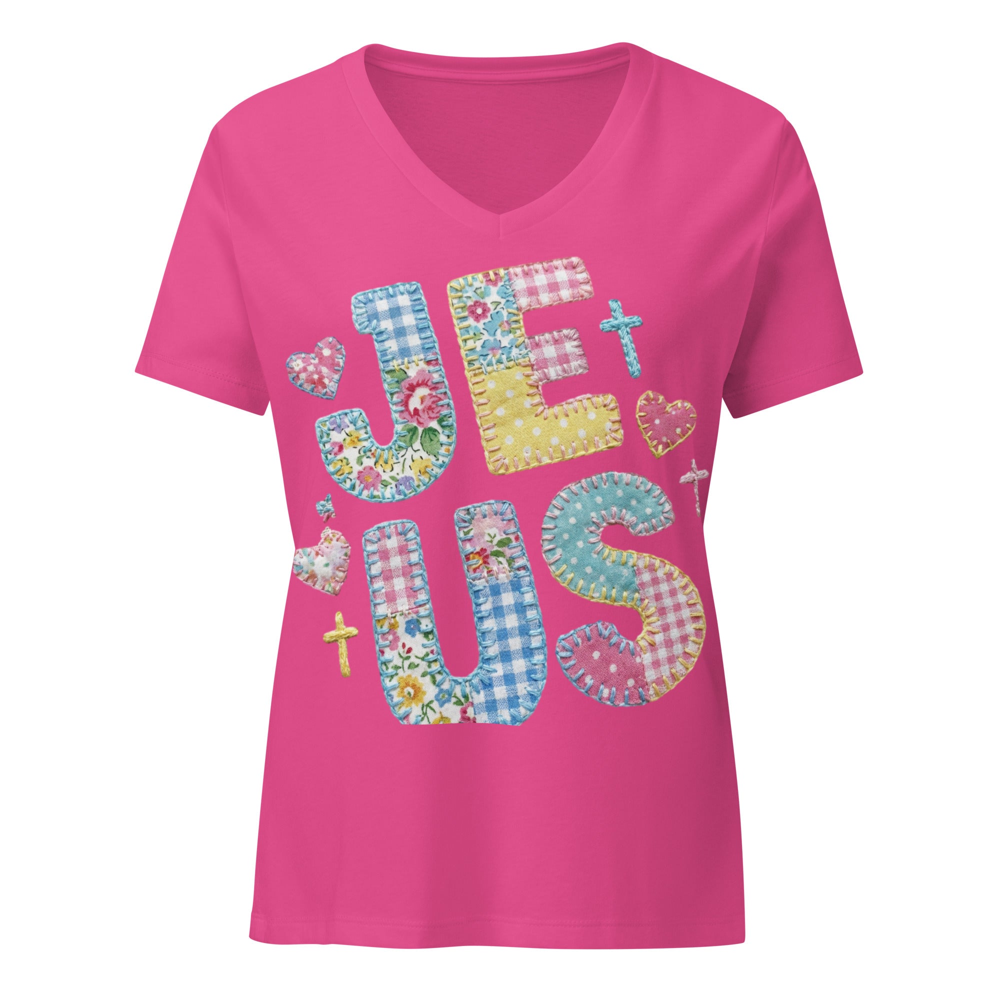 Women’s relaxed v - neck t-shirt - Seedandsoulful