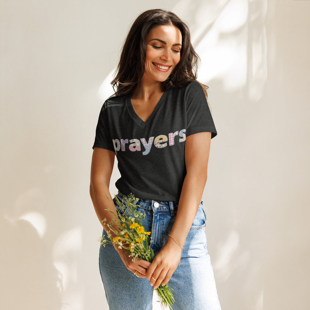 Women’s relaxed v - neck t-shirt - Seedandsoulful