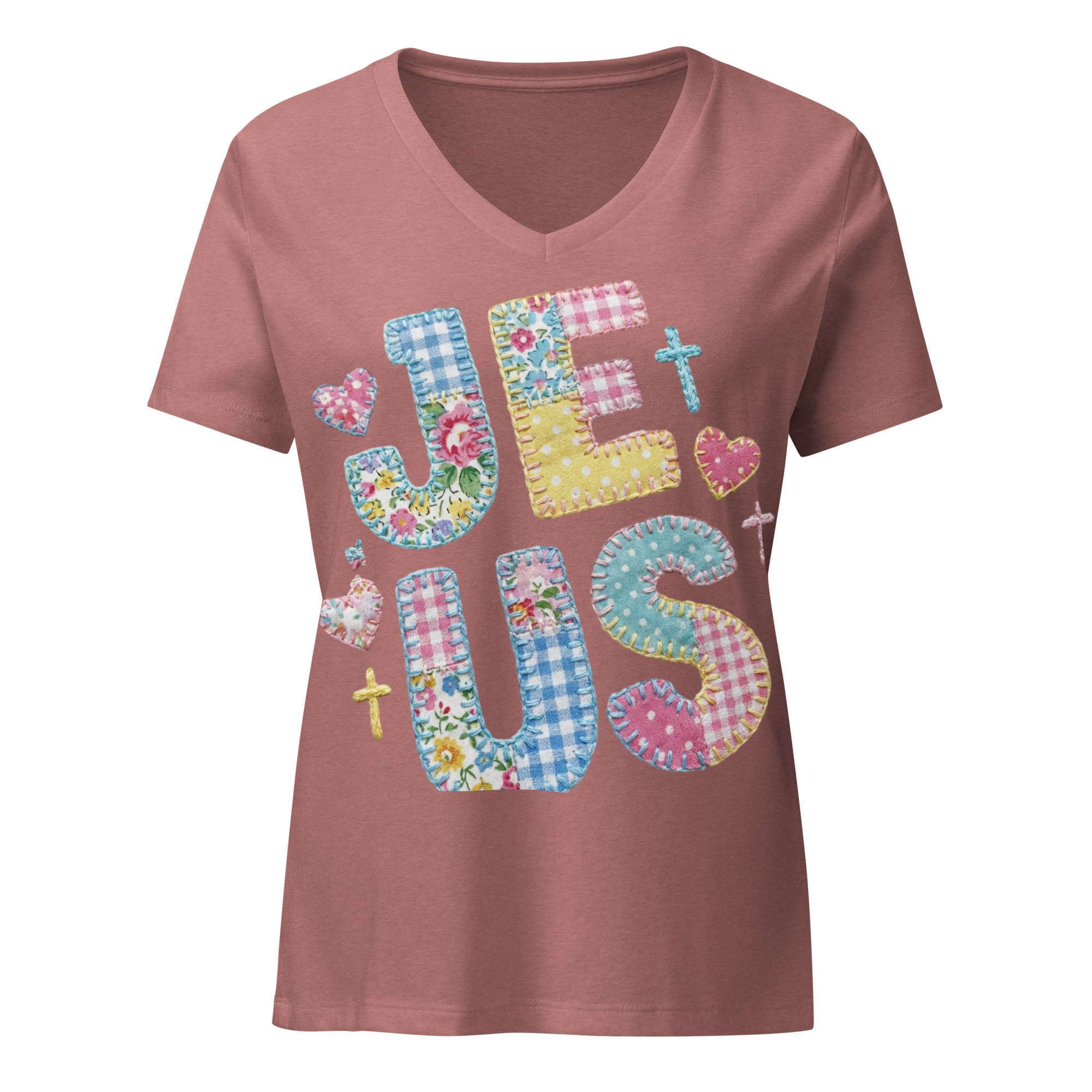 Women’s relaxed v - neck t-shirt - Seedandsoulful