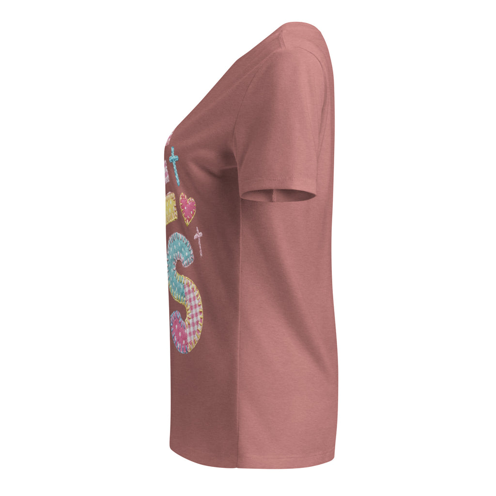 Women’s relaxed v - neck t-shirt - Seedandsoulful