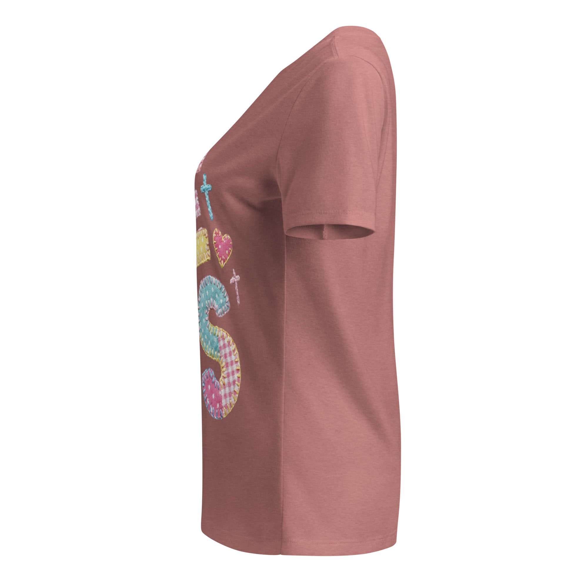 Women’s relaxed v - neck t-shirt - Seedandsoulful