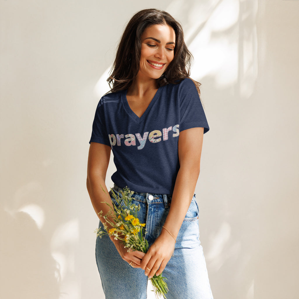 Women’s relaxed v - neck t-shirt - Seedandsoulful