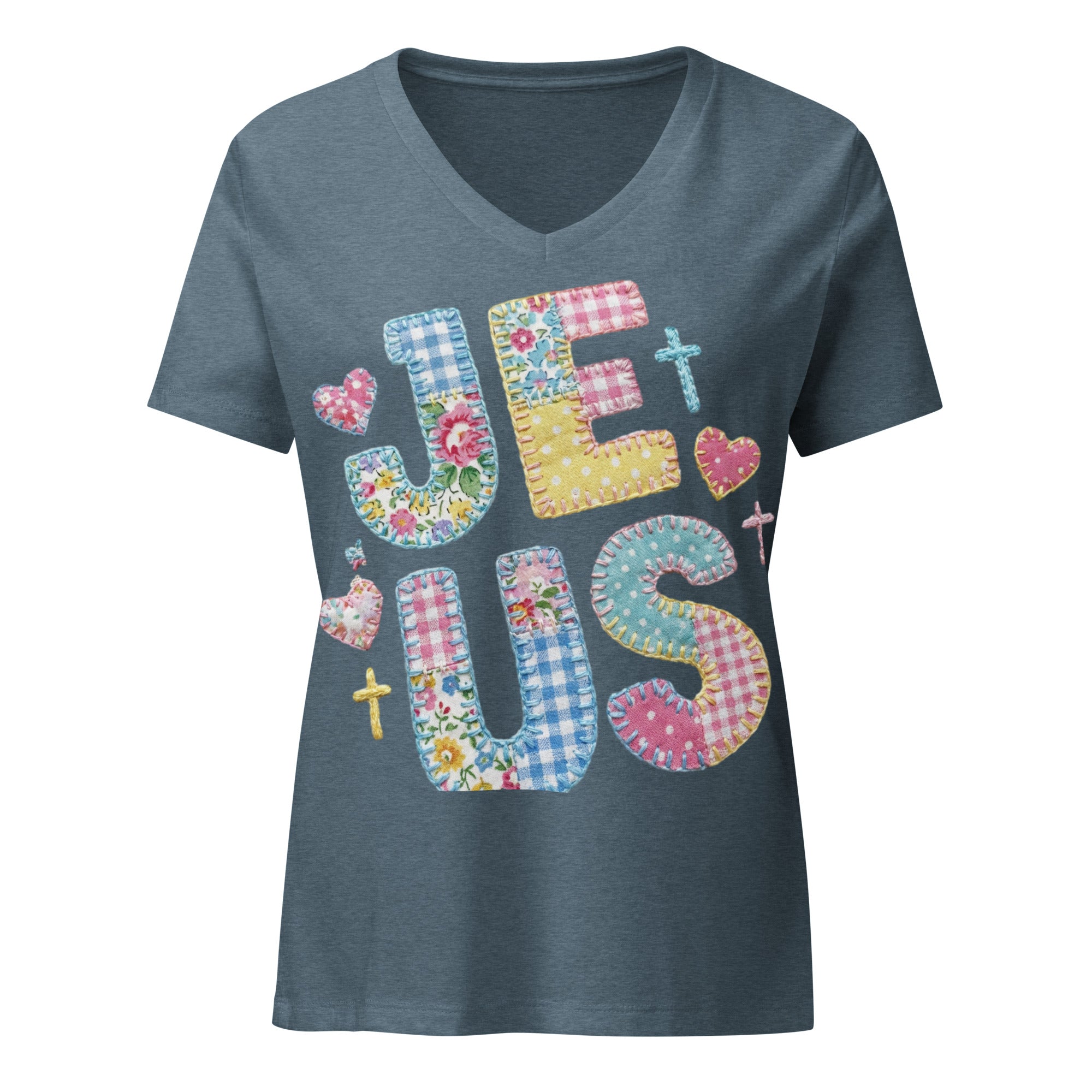 Women’s relaxed v - neck t-shirt - Seedandsoulful